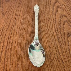 International Silver Santa Christmas Serving Spoon EUC 13” Long